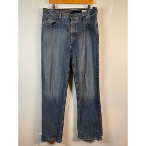 Vintage Y2K Tommy Hilfiger Premium Denim 36x32 Relaxed Jeans Blue Straight Leg